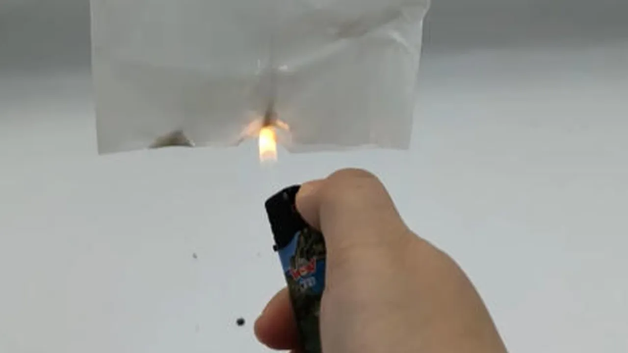 UL 94 Flammability Test for PE Film