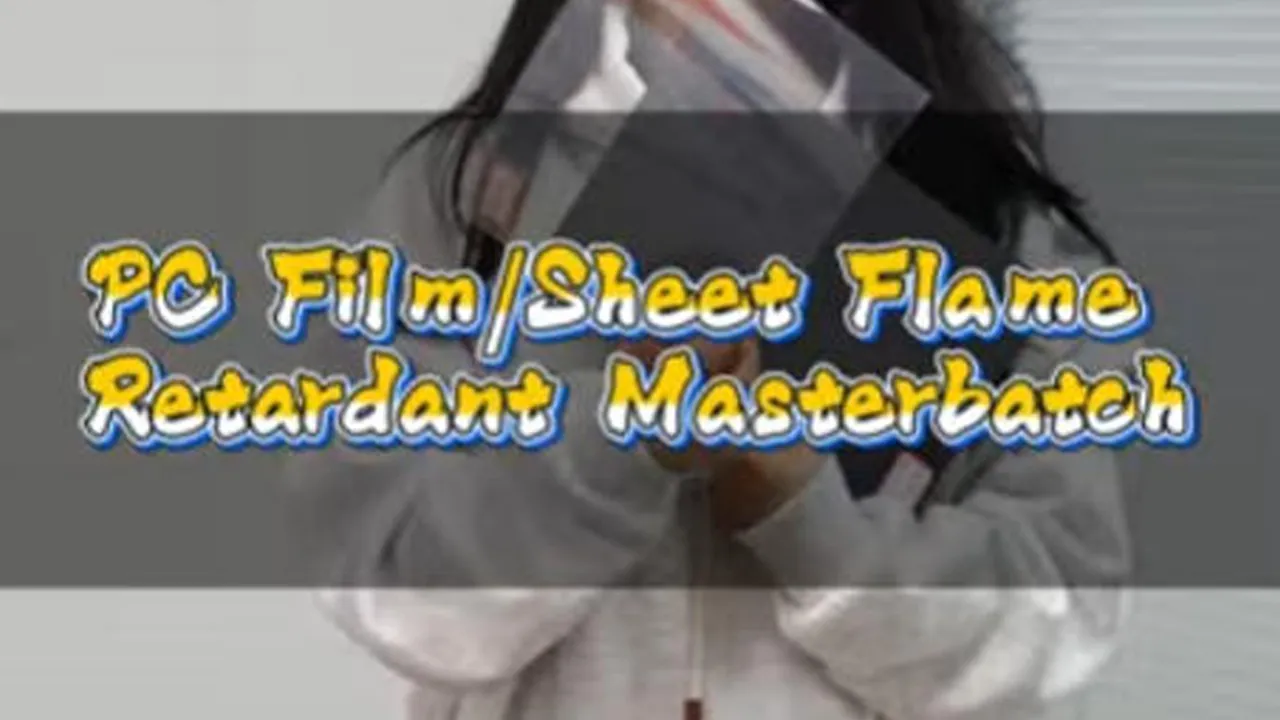 PC sheets can be made with flame-retardant masterbatches in thicknesses of 0.175 mm and 0.43 mm